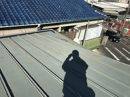 瓦棒屋根点検