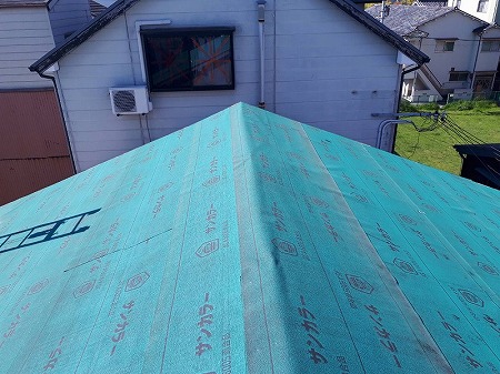 ルーフィングはり