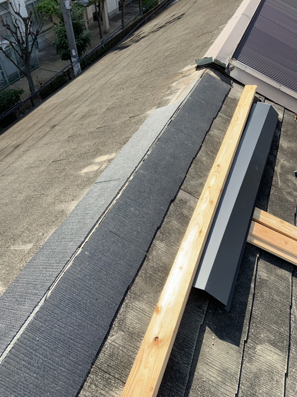 カラーベスト貼り　寝屋川市