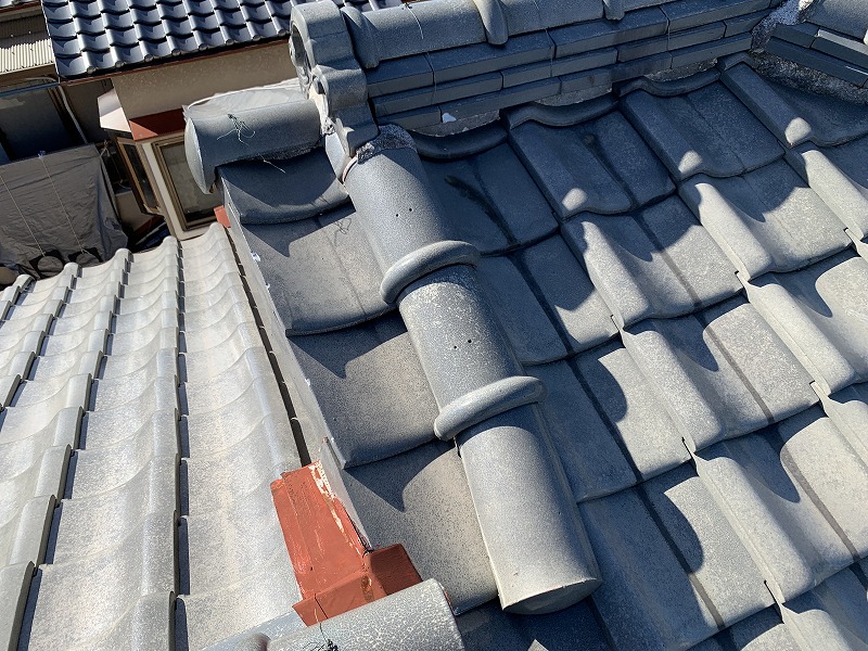 ケラバ調整部分