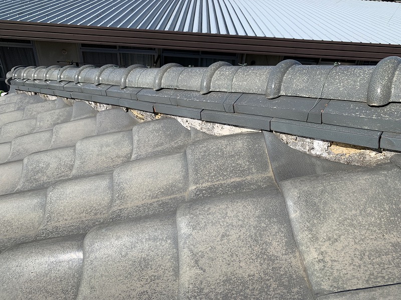 面戸漆喰剥がれ