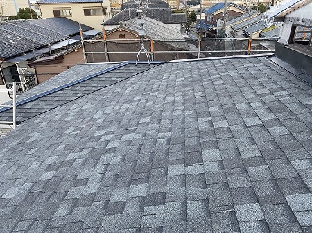 リッジウェイ葺替工事上げ後