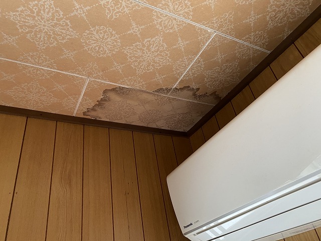 雨漏り　門真市