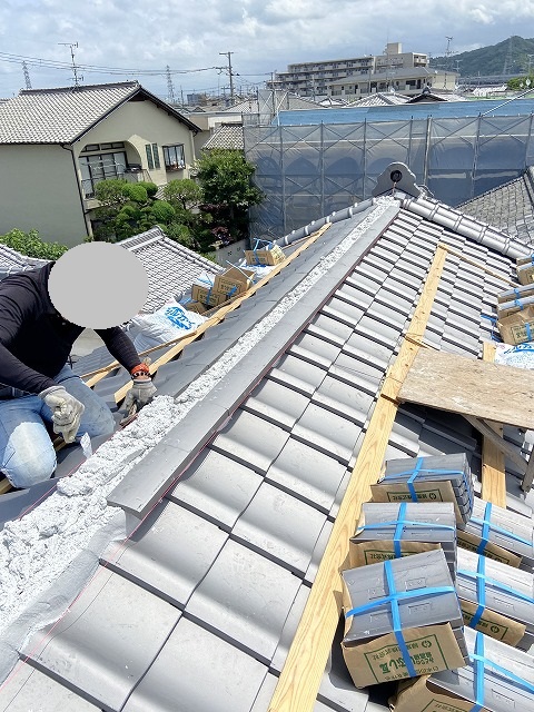 棟工事　交野市