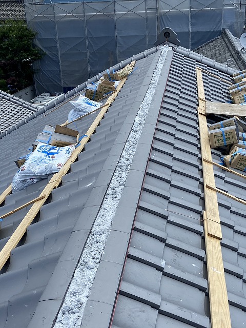 棟工事　交野市