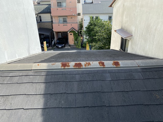 棟板金サビ　大東市