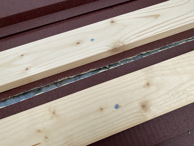 ヌキ板ビス　大東市