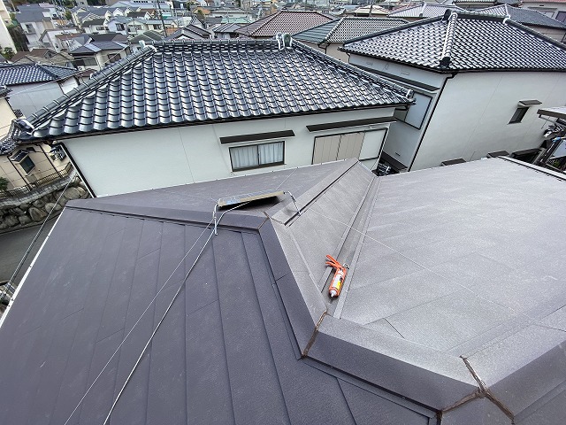 屋根完成枚方市