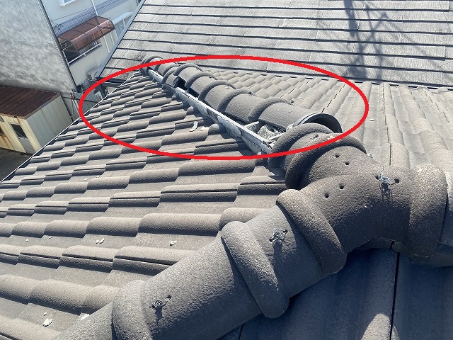 棟瓦ズレ枚方市