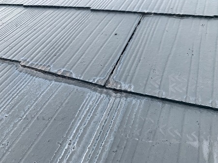 重な目が塗装で詰まっている。