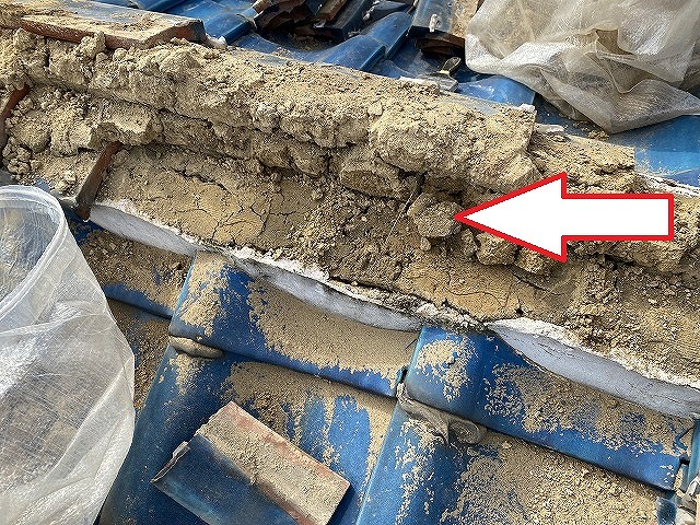 四条畷市棟雨漏り