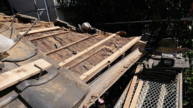 杉皮下地　枚方市