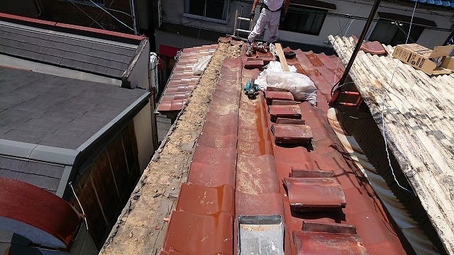 袖瓦解体　生野区