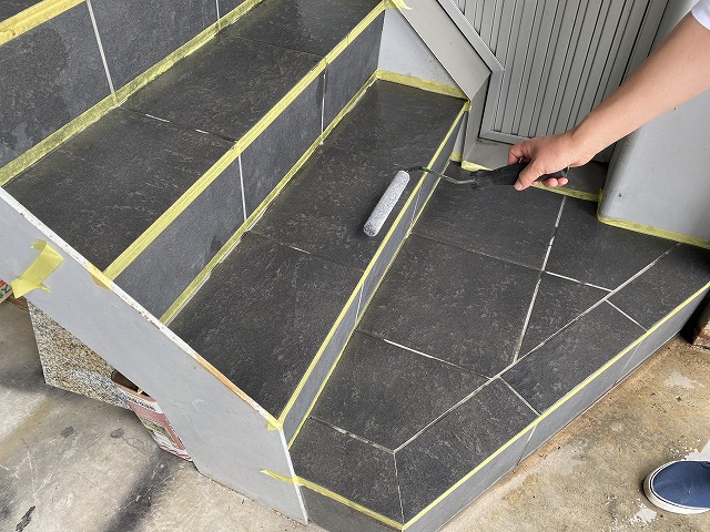 寝屋川市クリアグリップ塗布