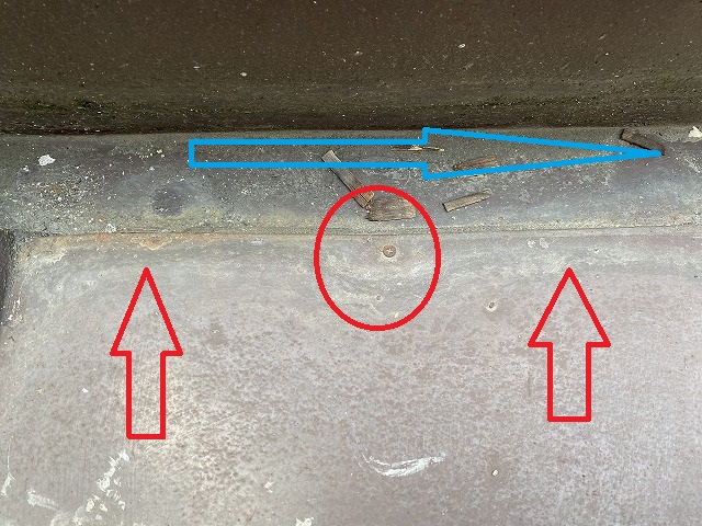 門真市屋根現状2