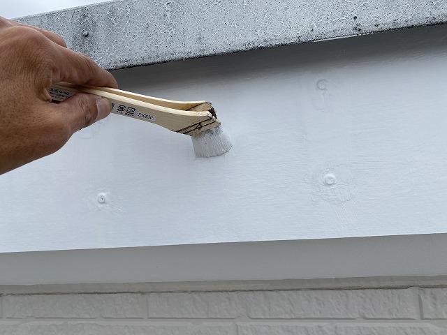 寝屋川市　破風ペンキ