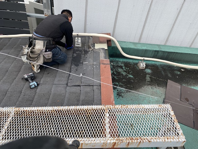 大阪市割れ瓦交換