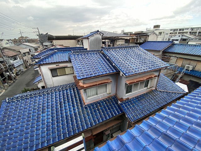 守口市　屋根全景2