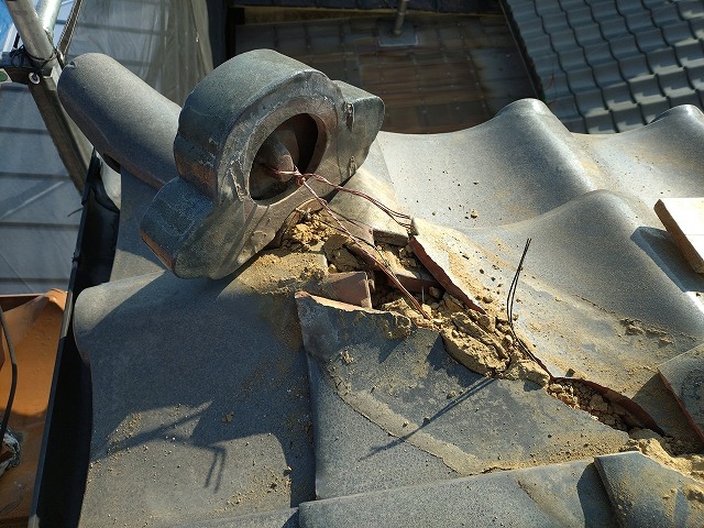 守口市棟瓦解体