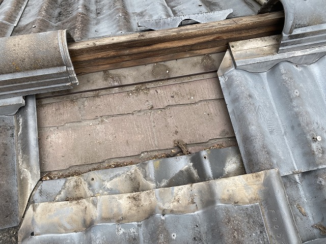 枚方市屋根解体