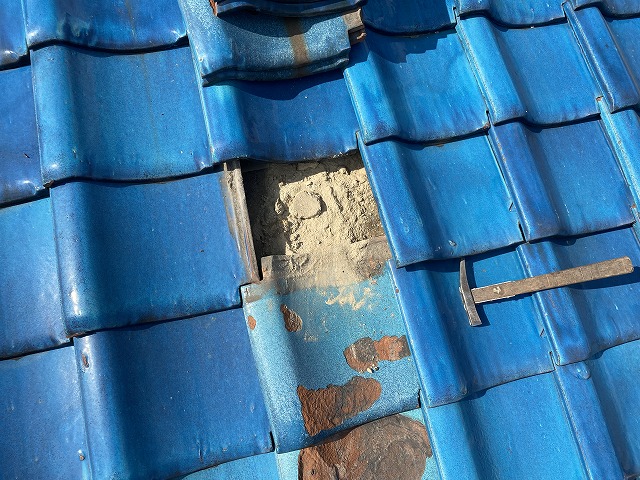 瓦差し替え　寝屋川市