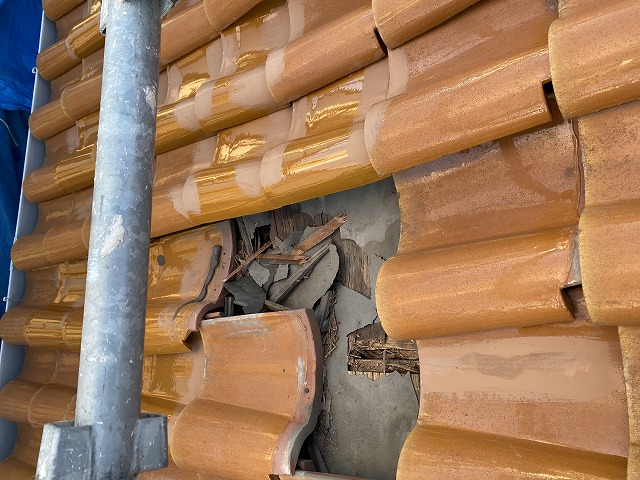 雨漏り箇所西宮市