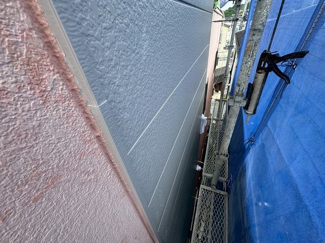 壁工事完成　大阪市