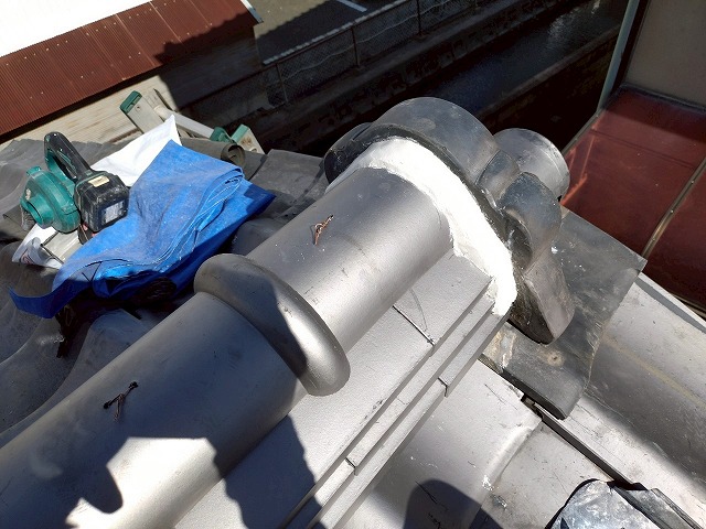 門真市鬼周り漆喰