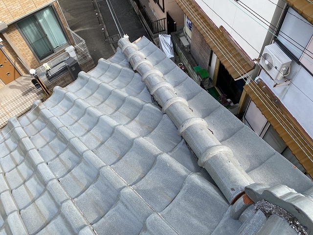 屋根現状2　門真市