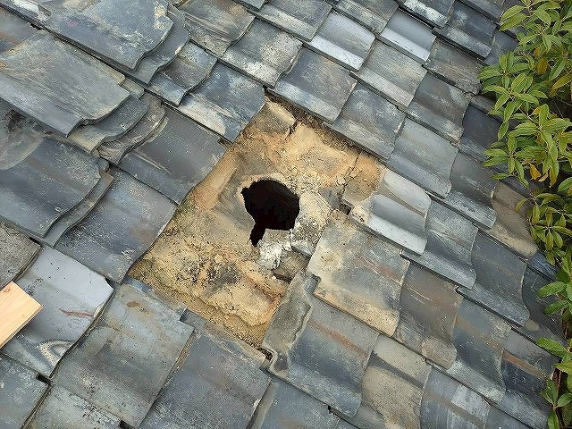 煙突野地板　枚方市