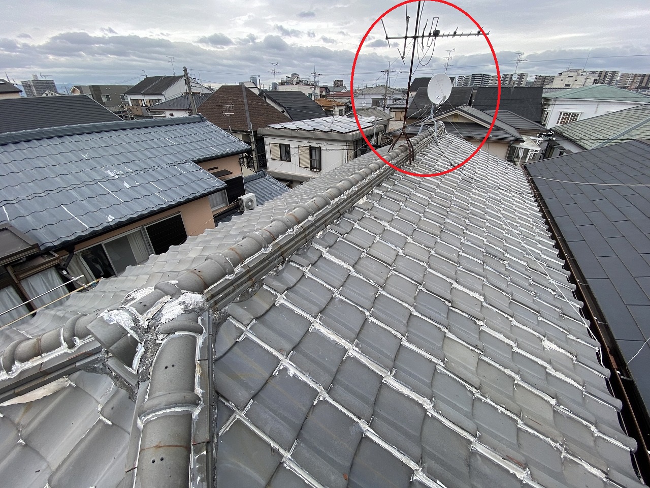 不要アンテナ　寝屋川市