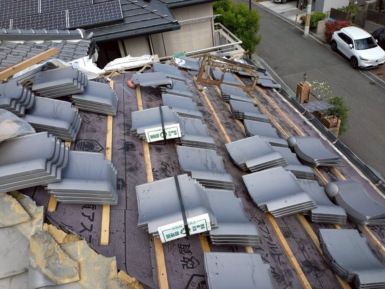 桟かけ工事　枚方市