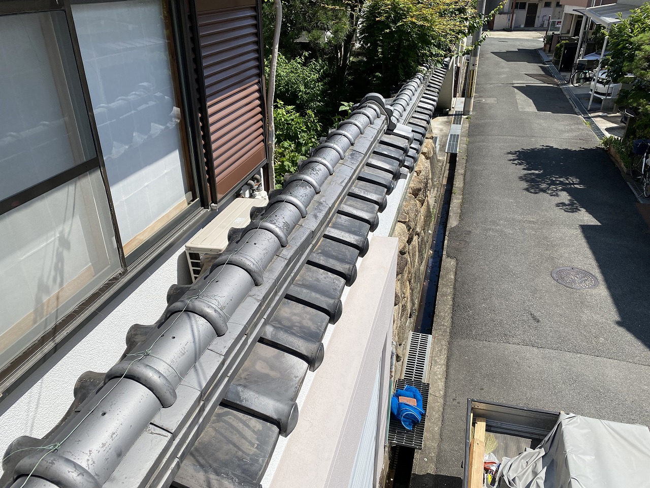 瓦ズレ　寝屋川市