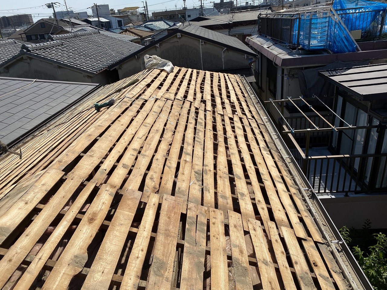 野地板　寝屋川市
