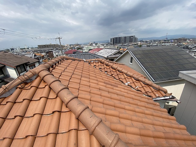 屋根全景　交野市