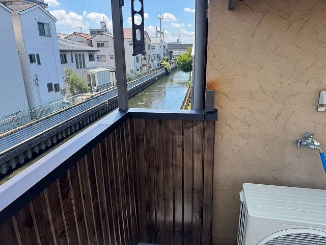門真市　ベランダ笠木