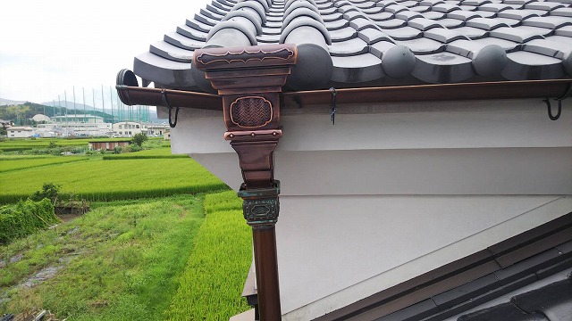 【蔵出し！掘出し物！】雨どい（角飾り他）！銅製！レトロ！和式建築！（27点） ミニ一式飾りの巻｜島根県教育旅行素材集