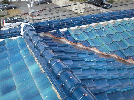 交野市屋根全景写真