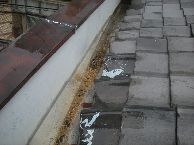 門真市屋根軒先ズレ