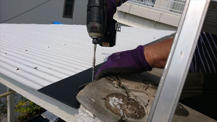 水切り部分も一緒に取り換え