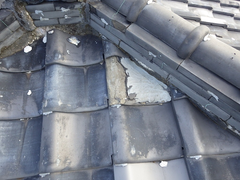 凍害瓦　門真市