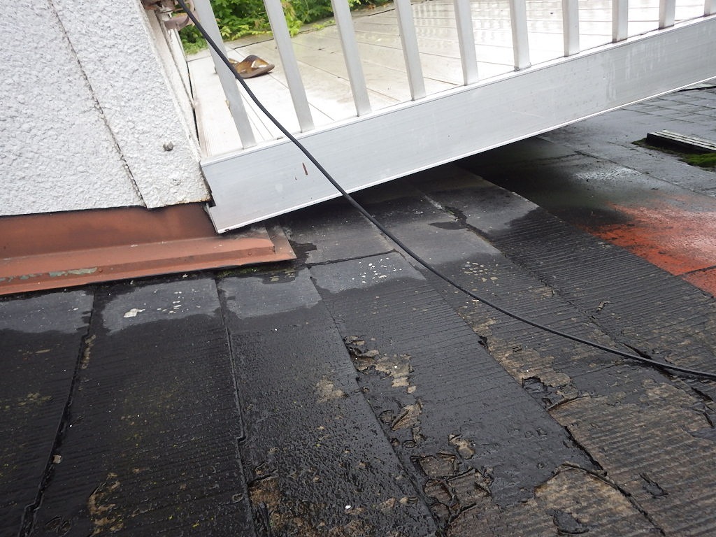 塗膜剥がれ　寝屋川市