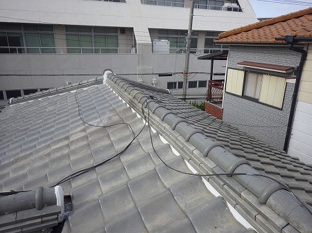 瓦補修工事完了