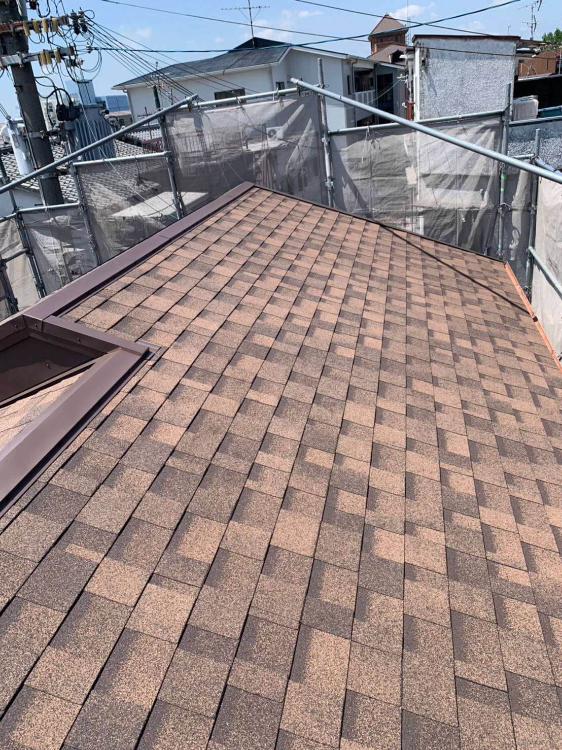 リッジウェイでの葺替工事完了です。