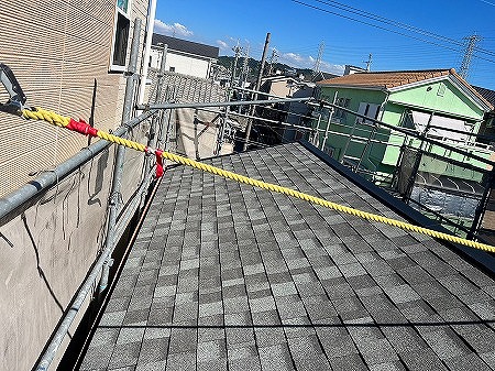 寝屋川市シングル屋根施工後