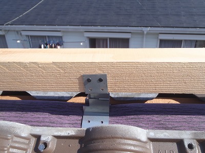 門真市強力棟金具取付