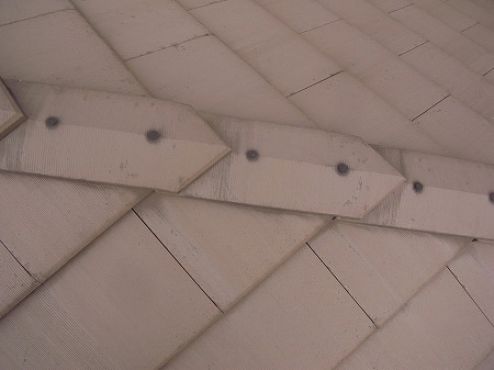 差し棟瓦釘錆び