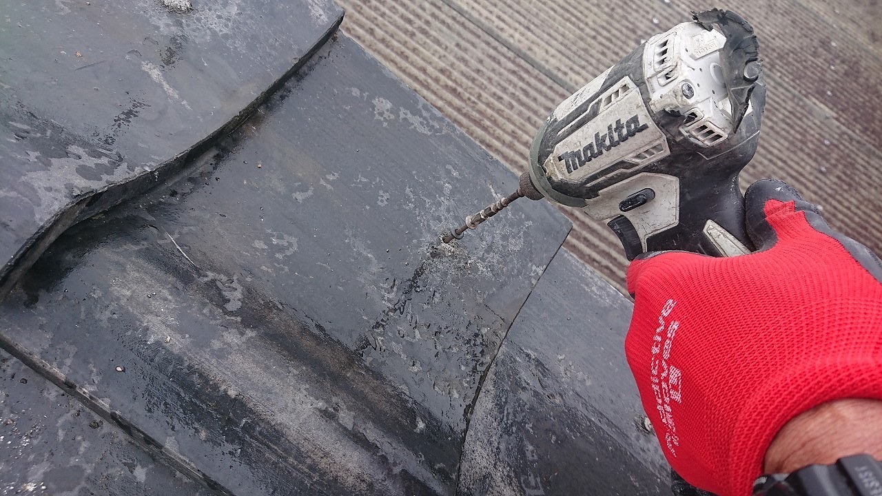 門真市袖瓦補修