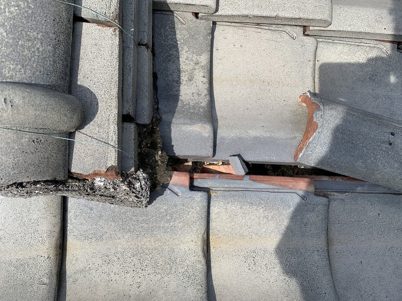 東大阪市落ち棟傷み