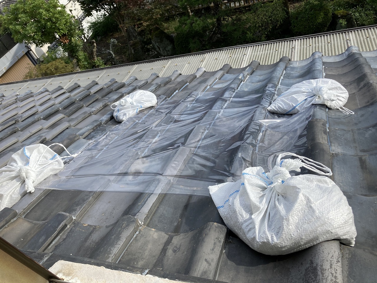 枚方市和瓦屋根シート